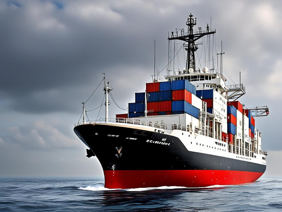 貨輪正在將物品運往澳洲