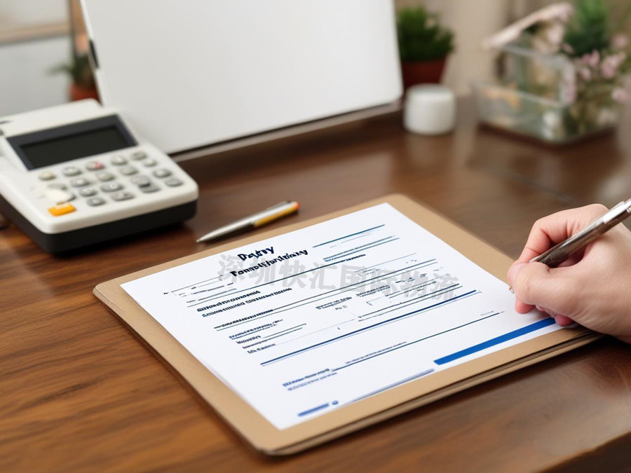 客戶正在填寫即將寄往澳洲的物品信息